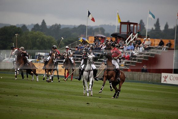 La Bamba de Areco v Richard Mille in a Veuve Clicquot Gold Cup Polo match played on Ambersham 1  on Wednesday 04 July 2012