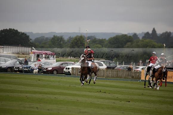 La Bamba de Areco v Richard Mille in a Veuve Clicquot Gold Cup Polo match played on Ambersham 1  on Wednesday 04 July 2012