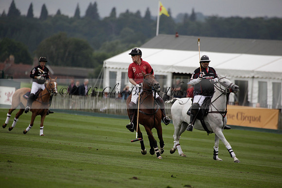 La Bamba de Areco v Richard Mille in a Veuve Clicquot Gold Cup Polo match played on Ambersham 1  on Wednesday 04 July 2012