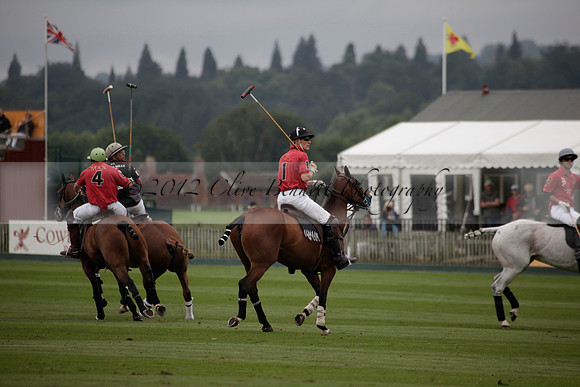 La Bamba de Areco v Richard Mille in a Veuve Clicquot Gold Cup Polo match played on Ambersham 1  on Wednesday 04 July 2012