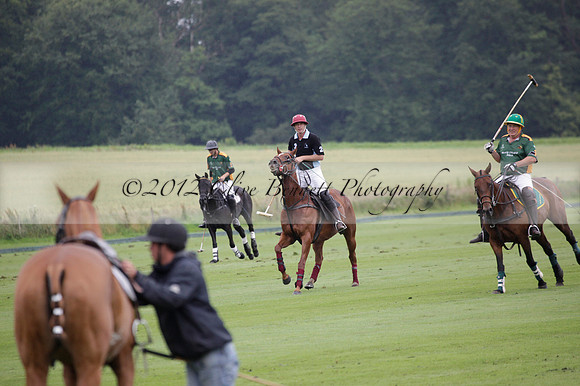 Maiz Dulce v Full Swing Polo in a Texaco Trophy polo match played on Lawns 3 at Cowdray Park Polo Club on Friday 06 July 2012