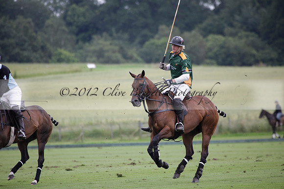 Maiz Dulce v Full Swing Polo in a Texaco Trophy polo match played on Lawns 3 at Cowdray Park Polo Club on Friday 06 July 2012
