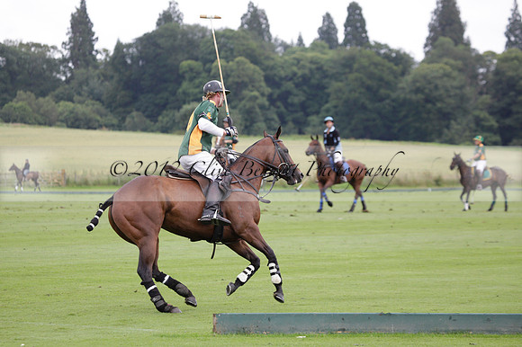 Maiz Dulce v Full Swing Polo in a Texaco Trophy polo match played on Lawns 3 at Cowdray Park Polo Club on Friday 06 July 2012