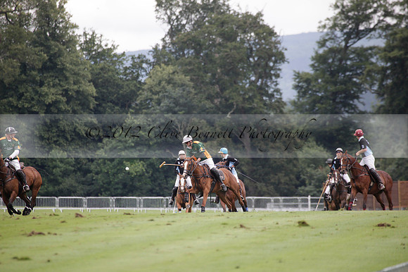 Maiz Dulce v Full Swing Polo in a Texaco Trophy polo match played on Lawns 3 at Cowdray Park Polo Club on Friday 06 July 2012