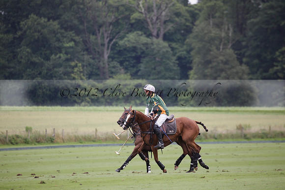 Maiz Dulce v Full Swing Polo in a Texaco Trophy polo match played on Lawns 3 at Cowdray Park Polo Club on Friday 06 July 2012