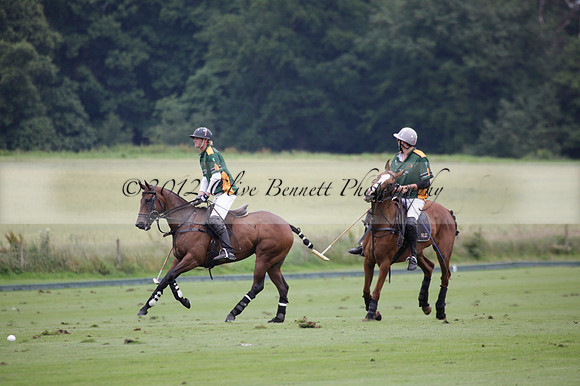 Maiz Dulce v Full Swing Polo in a Texaco Trophy polo match played on Lawns 3 at Cowdray Park Polo Club on Friday 06 July 2012