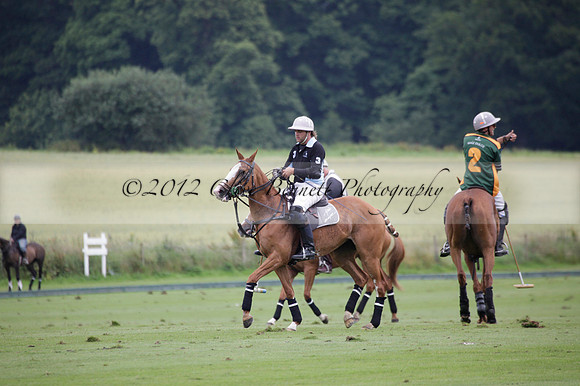Maiz Dulce v Full Swing Polo in a Texaco Trophy polo match played on Lawns 3 at Cowdray Park Polo Club on Friday 06 July 2012
