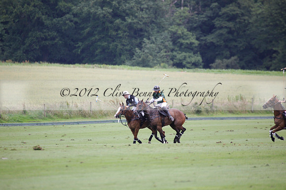 Maiz Dulce v Full Swing Polo in a Texaco Trophy polo match played on Lawns 3 at Cowdray Park Polo Club on Friday 06 July 2012