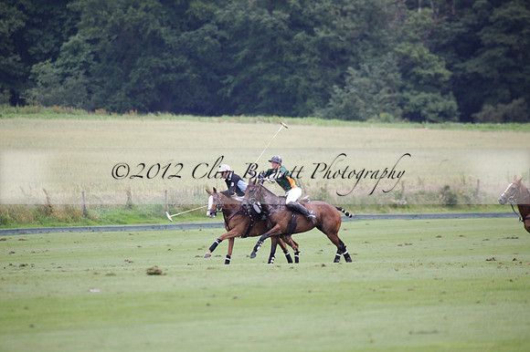 Maiz Dulce v Full Swing Polo in a Texaco Trophy polo match played on Lawns 3 at Cowdray Park Polo Club on Friday 06 July 2012