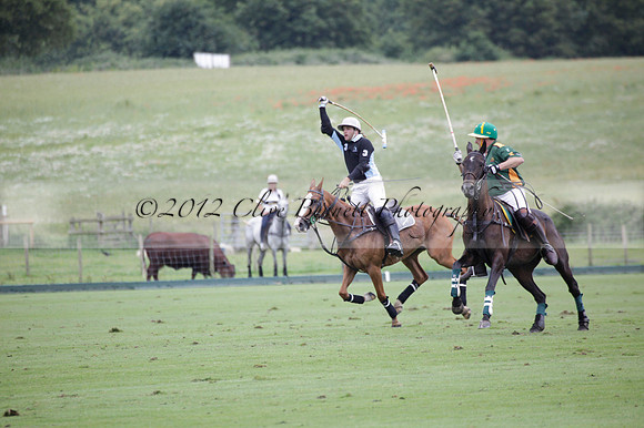 Maiz Dulce v Full Swing Polo in a Texaco Trophy polo match played on Lawns 3 at Cowdray Park Polo Club on Friday 06 July 2012