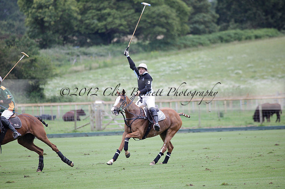 Maiz Dulce v Full Swing Polo in a Texaco Trophy polo match played on Lawns 3 at Cowdray Park Polo Club on Friday 06 July 2012