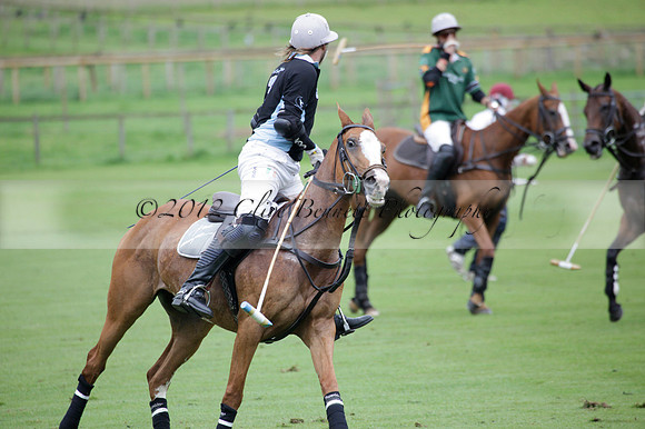 Maiz Dulce v Full Swing Polo in a Texaco Trophy polo match played on Lawns 3 at Cowdray Park Polo Club on Friday 06 July 2012