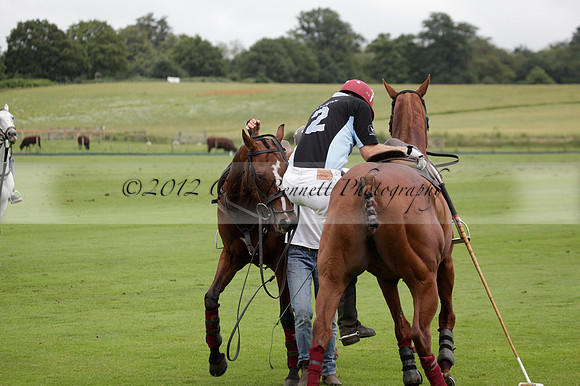 Maiz Dulce v Full Swing Polo in a Texaco Trophy polo match played on Lawns 3 at Cowdray Park Polo Club on Friday 06 July 2012
