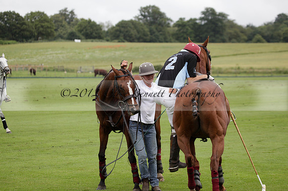 Maiz Dulce v Full Swing Polo in a Texaco Trophy polo match played on Lawns 3 at Cowdray Park Polo Club on Friday 06 July 2012