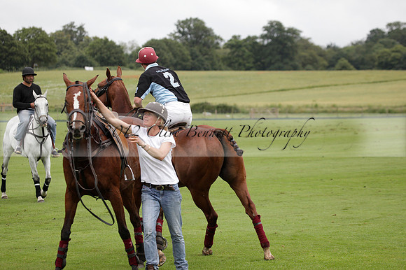 Maiz Dulce v Full Swing Polo in a Texaco Trophy polo match played on Lawns 3 at Cowdray Park Polo Club on Friday 06 July 2012