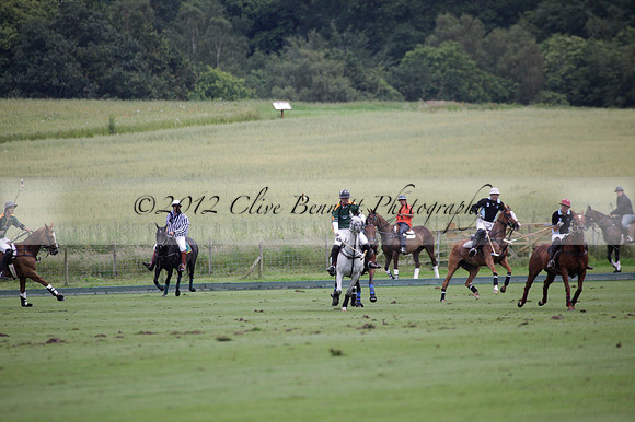 Maiz Dulce v Full Swing Polo in a Texaco Trophy polo match played on Lawns 3 at Cowdray Park Polo Club on Friday 06 July 2012