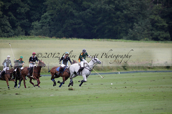 Maiz Dulce v Full Swing Polo in a Texaco Trophy polo match played on Lawns 3 at Cowdray Park Polo Club on Friday 06 July 2012