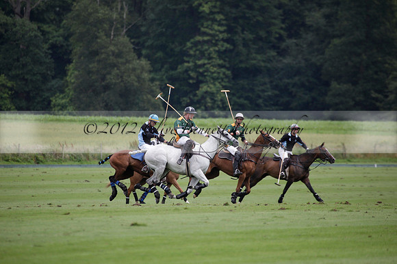 Maiz Dulce v Full Swing Polo in a Texaco Trophy polo match played on Lawns 3 at Cowdray Park Polo Club on Friday 06 July 2012