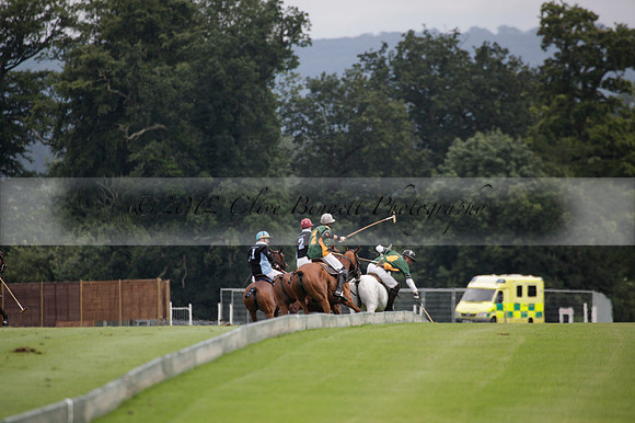 Maiz Dulce v Full Swing Polo in a Texaco Trophy polo match played on Lawns 3 at Cowdray Park Polo Club on Friday 06 July 2012