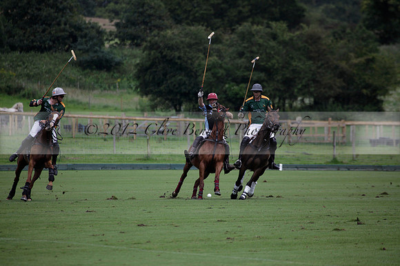 Maiz Dulce v Full Swing Polo in a Texaco Trophy polo match played on Lawns 3 at Cowdray Park Polo Club on Friday 06 July 2012