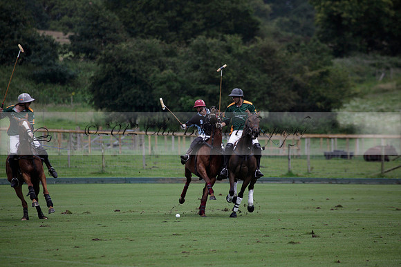 Maiz Dulce v Full Swing Polo in a Texaco Trophy polo match played on Lawns 3 at Cowdray Park Polo Club on Friday 06 July 2012