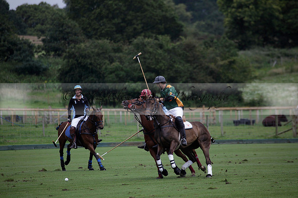 Maiz Dulce v Full Swing Polo in a Texaco Trophy polo match played on Lawns 3 at Cowdray Park Polo Club on Friday 06 July 2012