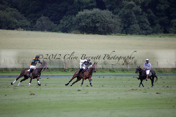 Maiz Dulce v Full Swing Polo in a Texaco Trophy polo match played on Lawns 3 at Cowdray Park Polo Club on Friday 06 July 2012