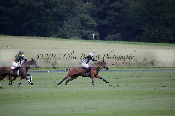 Maiz Dulce v Full Swing Polo in a Texaco Trophy polo match played on Lawns 3 at Cowdray Park Polo Club on Friday 06 July 2012