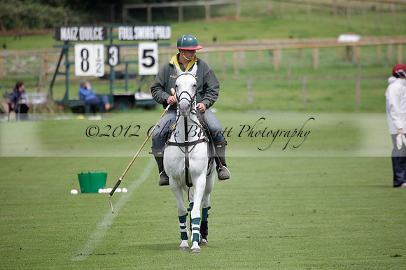 Maiz Dulce v Full Swing Polo in a Texaco Trophy polo match played on Lawns 3 at Cowdray Park Polo Club on Friday 06 July 2012