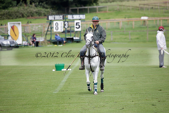 Maiz Dulce v Full Swing Polo in a Texaco Trophy polo match played on Lawns 3 at Cowdray Park Polo Club on Friday 06 July 2012