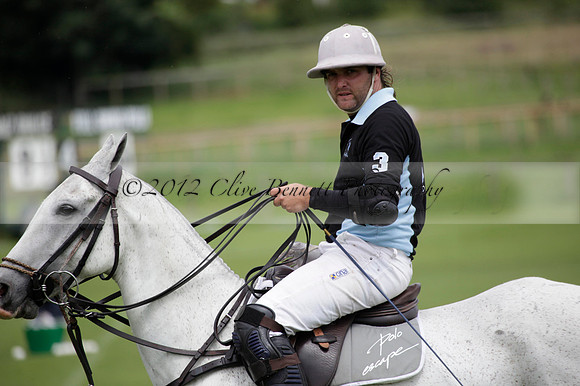 Maiz Dulce v Full Swing Polo in a Texaco Trophy polo match played on Lawns 3 at Cowdray Park Polo Club on Friday 06 July 2012
