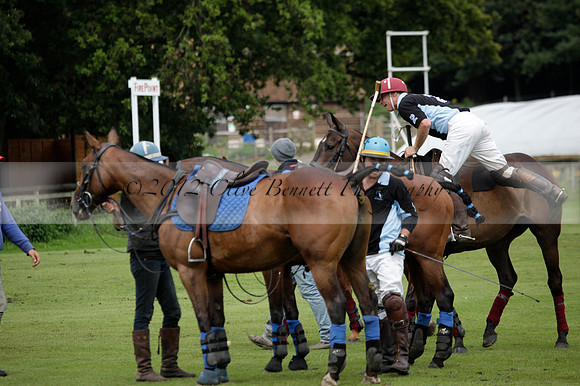 Maiz Dulce v Full Swing Polo in a Texaco Trophy polo match played on Lawns 3 at Cowdray Park Polo Club on Friday 06 July 2012