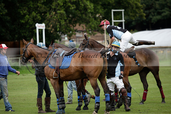 Maiz Dulce v Full Swing Polo in a Texaco Trophy polo match played on Lawns 3 at Cowdray Park Polo Club on Friday 06 July 2012