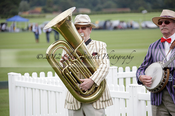 Sumaya v Cortium in a Veuve Clicquot Gold Cup semi-final polo match played on Thursday 12 July 2012 at Cowdray Park Polo Club on Ambersham 1