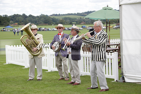 Sumaya v Cortium in a Veuve Clicquot Gold Cup semi-final polo match played on Thursday 12 July 2012 at Cowdray Park Polo Club on Ambersham 1