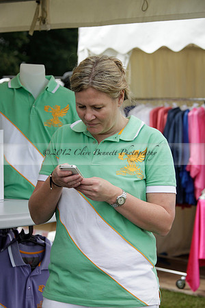 Sumaya v Cortium in a Veuve Clicquot Gold Cup semi-final polo match played on Thursday 12 July 2012 at Cowdray Park Polo Club on Ambersham 1