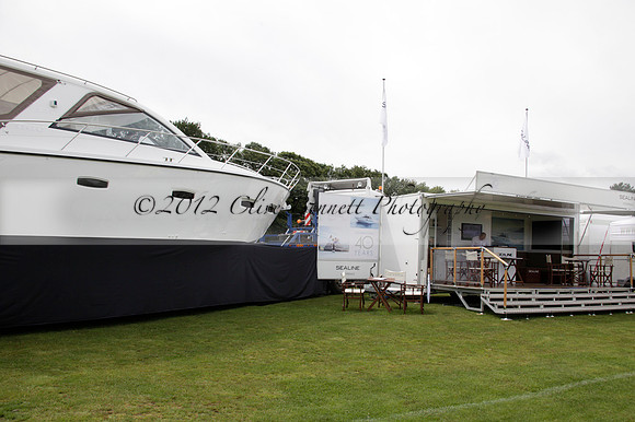 Sumaya v Cortium in a Veuve Clicquot Gold Cup semi-final polo match played on Thursday 12 July 2012 at Cowdray Park Polo Club on Ambersham 1