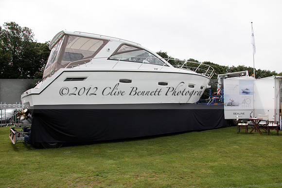 Sumaya v Cortium in a Veuve Clicquot Gold Cup semi-final polo match played on Thursday 12 July 2012 at Cowdray Park Polo Club on Ambersham 1
