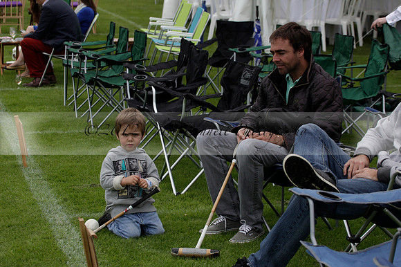 Sumaya v Cortium in a Veuve Clicquot Gold Cup semi-final polo match played on Thursday 12 July 2012 at Cowdray Park Polo Club on Ambersham 1