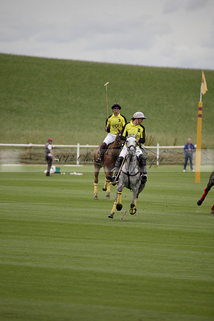 Sumaya v Cortium in a Veuve Clicquot Gold Cup semi-final polo match played on Thursday 12 July 2012 at Cowdray Park Polo Club on Ambersham 1
