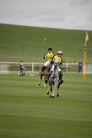Sumaya v Cortium in a Veuve Clicquot Gold Cup semi-final polo match played on Thursday 12 July 2012 at Cowdray Park Polo Club on Ambersham 1