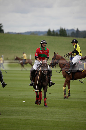Sumaya v Cortium in a Veuve Clicquot Gold Cup semi-final polo match played on Thursday 12 July 2012 at Cowdray Park Polo Club on Ambersham 1