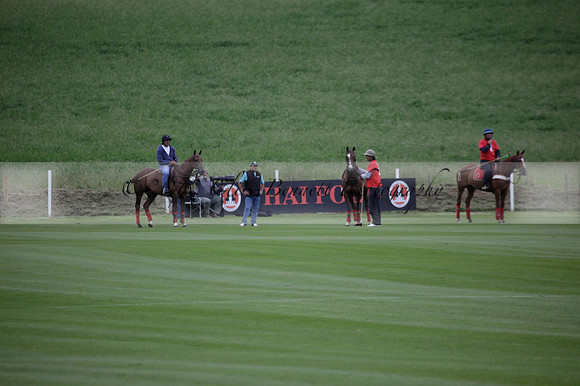 Sumaya v Cortium in a Veuve Clicquot Gold Cup semi-final polo match played on Thursday 12 July 2012 at Cowdray Park Polo Club on Ambersham 1