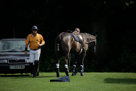 Montana v Maiz Dulce in the Uber 12 goal Final polo match played on Lawns 1 at Cowdray Park Polo Club on Sunday 26 August 2012