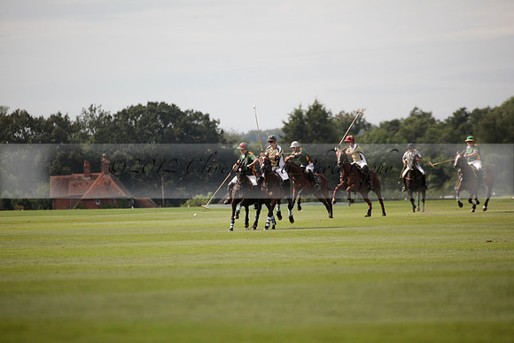Maiz Dulce v Combe in a Brecknock Cup polo match played on Ambersham 2 at Cowdray Park Polo Club on Friday 17 August 2012