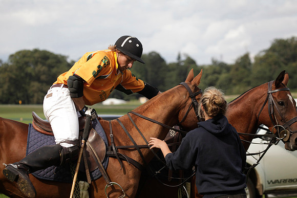 Montana v Maiz Dulce in the Uber 12 goal Final polo match played on Lawns 1 at Cowdray Park Polo Club on Sunday 26 August 2012