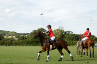 Ice Craft (red) v Hincha Pelota (black) in a Lodsworth Cup Polo match on Ambersham 5 at Cowdray Park Polo Club on Friday 30 August 2013. 2013.08.30 www.polopictures.co.uk