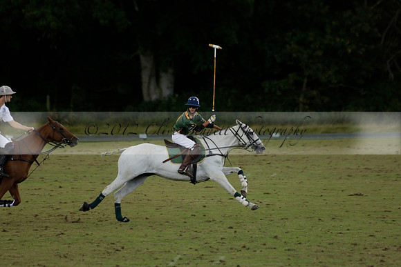 The Blue Jackets Cup polo match played between Maize Dulce (green) vs Home Farm (white) At the New Forest Polo Club on Sunday 18 August 2013