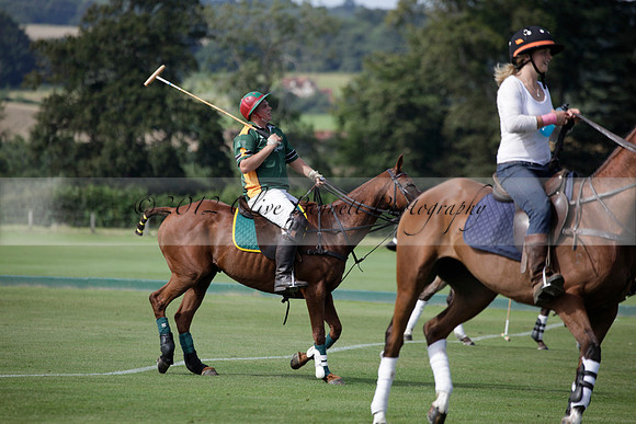 Maiz Dulce v Combe in a Brecknock Cup polo match played on Ambersham 2 at Cowdray Park Polo Club on Friday 17 August 2012