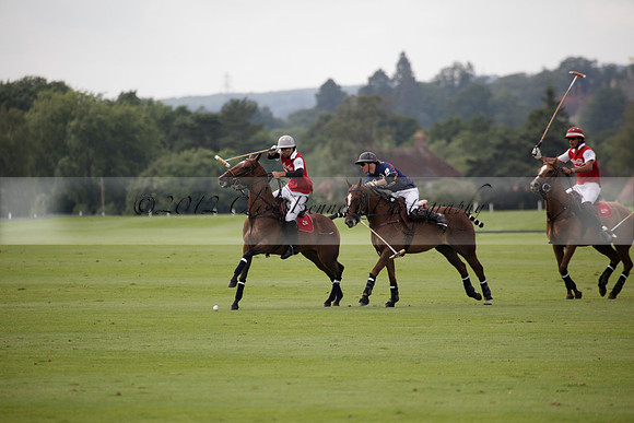Salkeld v Talandracas in a Veuve Clicquot Gold Cup polo match played on 25 June 2012 at Cowdray Park Polo Club  on Ambersham 1